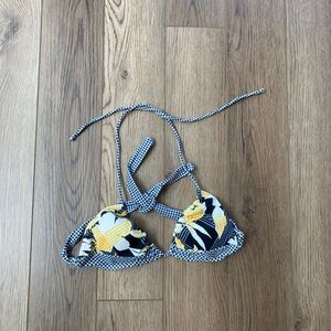 Arizona Jean Co. | Triangle Bikini Top | Floral/Gingham